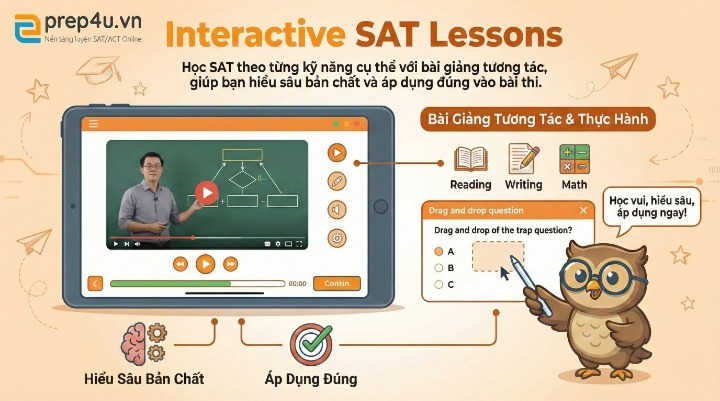 Interactive SAT Lessons - Bài giảng tương tác