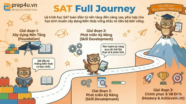 SAT Full Journey - Lộ trình học SAT toàn diện